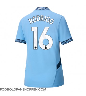 Manchester City Rodri Hernandez #16 Hjemmebanetrøje Dame 2024-25 Kortærmet